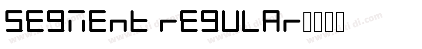 Segment Regular字体转换
